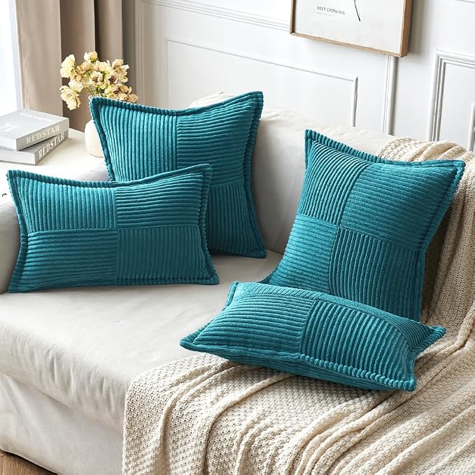 MIULEE Decorative Lumbar Throw Pillow Covers - Image 4