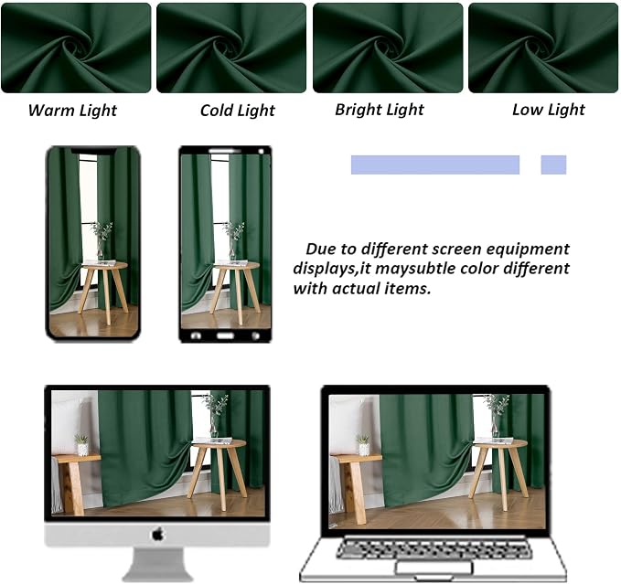 Simplebrand Ever Green Blackout Curtains - Image 8