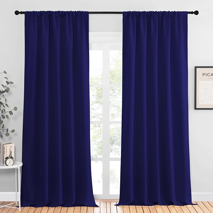 NICETOWN Blackout Curtains for Living Curtains, 2 Panels, 52 by 95, Room by NICETOWN