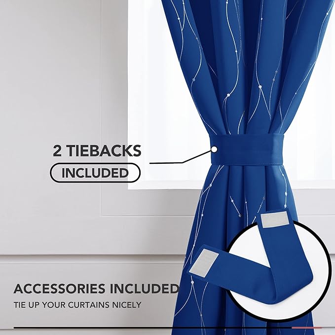 Deconovo Blackout Curtains, 42 x 63 Inch Drapes - Image 4