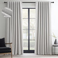 Topfinel 90 Inches Long Full Blackout Light Grey Linen Curtains by Topfinel