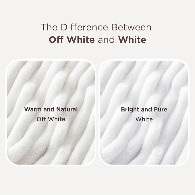 Bedsure GentleSoft White Throw Blanket - Image 6