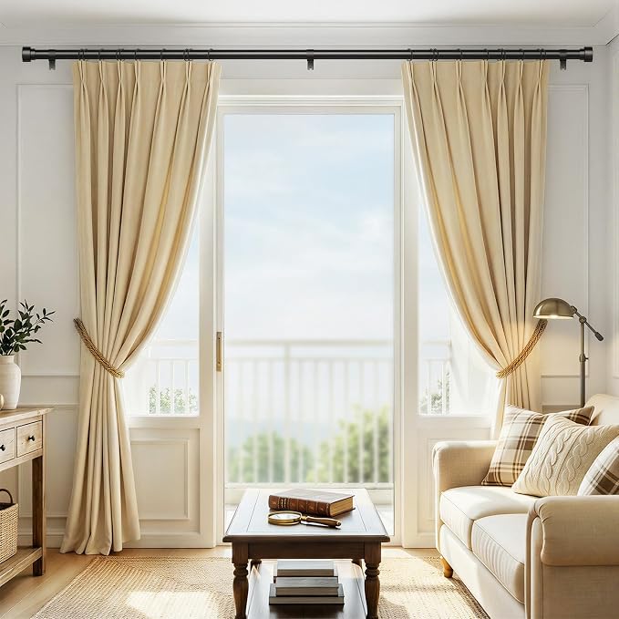 IFELS 2 Pack Heavy Duty Curtain Rods - Image 9