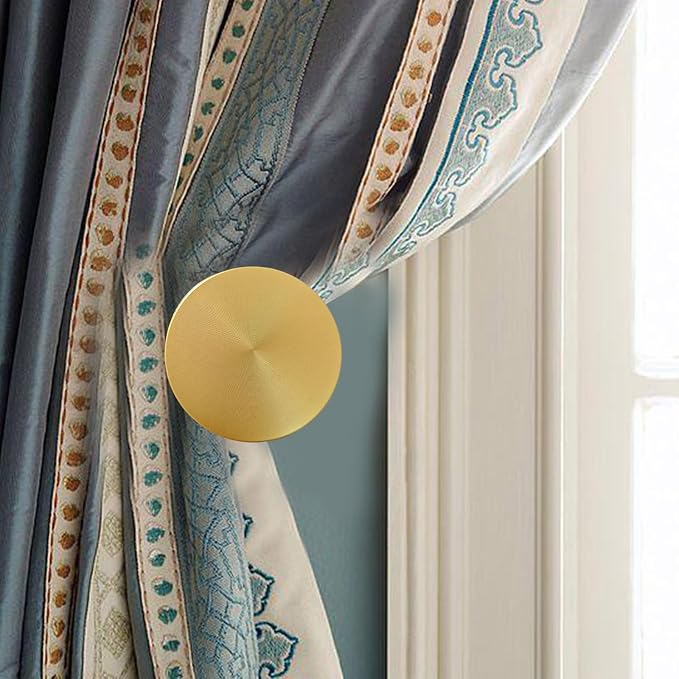 Curtain Tiebacks 2 Pack Curtain Holdbacks Zinc Alloy Curtain Tiebacks Wall - Image 6