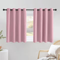 NICETOWN Crystal Pink Short Curtains by NICETOWN