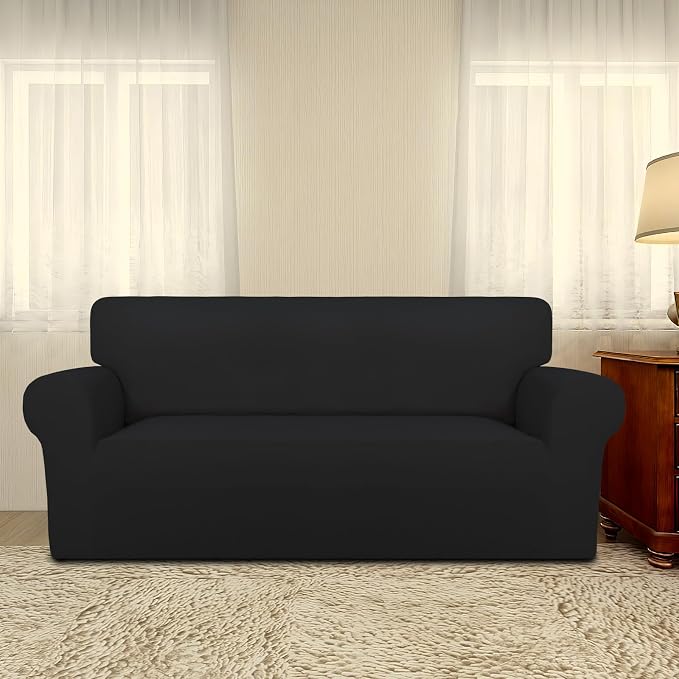 PureFit Super Stretch Sofa Slipcover – Spandex Non Slip Soft Couch Sofa Cover - Image 2