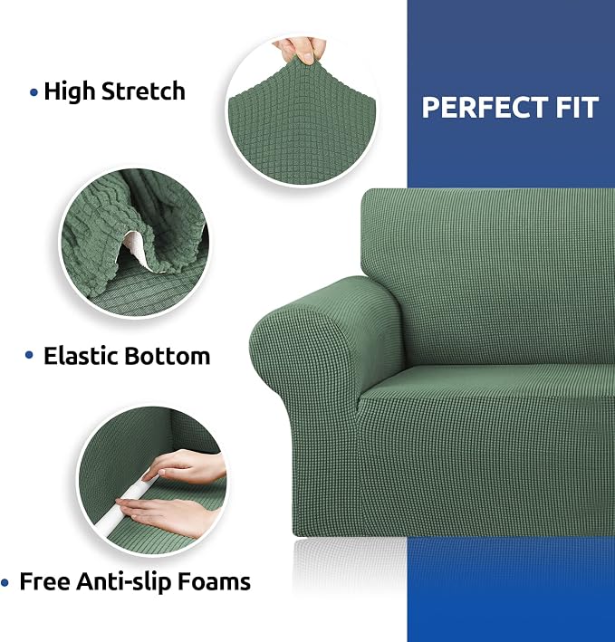 KEKUOU Stretch Sofa Cover Slipcover ，Couch Covers - Image 6