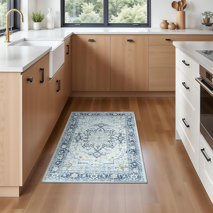 Lofus 2x3 Washable Rug for Entryway Bathroom, Non Slip Kitchen Mats for Floor - Image 3