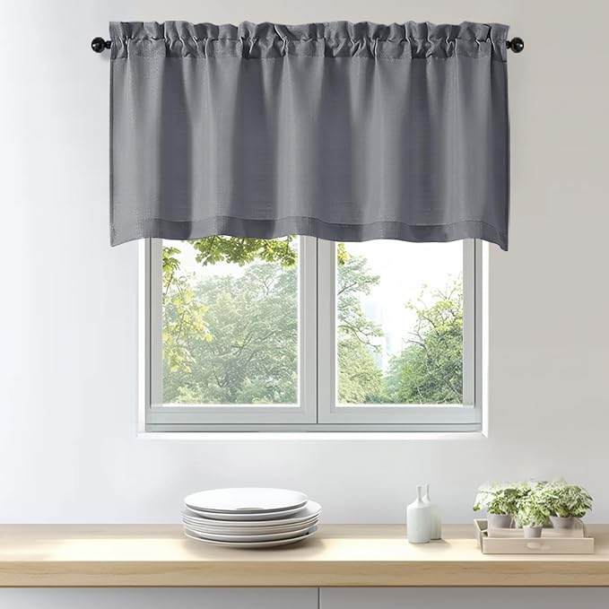 OWENIE Bob 1 PCS Dark Grey Valances by OWENIE