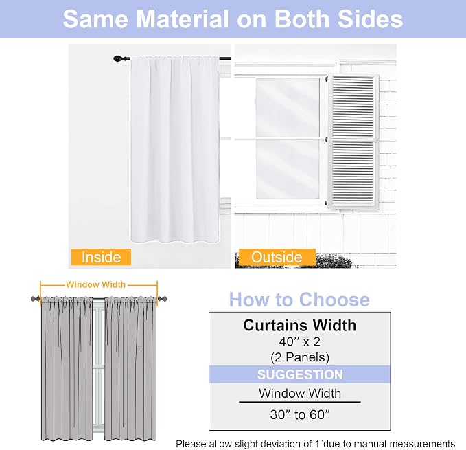 Simplebrand Ava Pure White Curtains - Image 8
