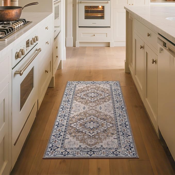 Lofus 2x5 Runner Rug for Hallways, Washable Kitchen Rugs, Non-Slip Rugs for - Image 3