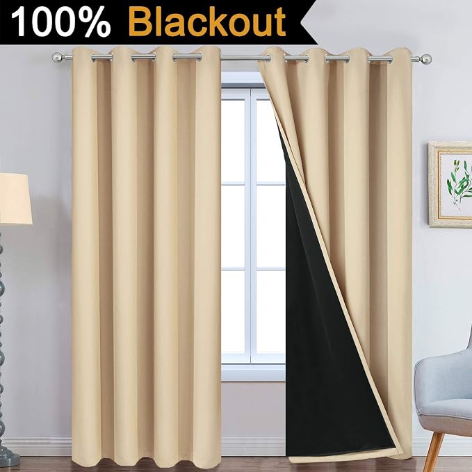 Yakamok 100% Blackout Curtains - Image 2