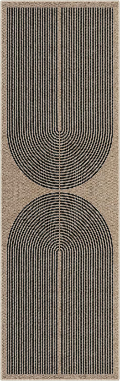 Lahome Modern Rainbow 2x8 Runner Rug, Washable Hallway Kitchen Runner Rugs - Image 7