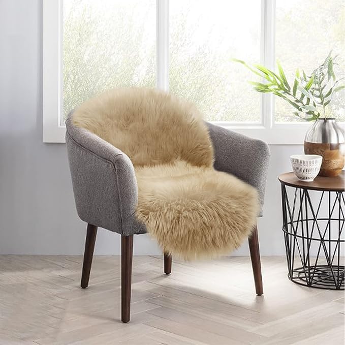Faux Fur Rug Sofa Chairs Cover, 2X3 Shaggy Furry Rugs - Image 2