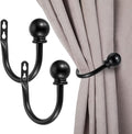 Sumnacon Set of 2 Metal Decorative Curtain Holdbacks, Wall Mounted Window by Sumnacon