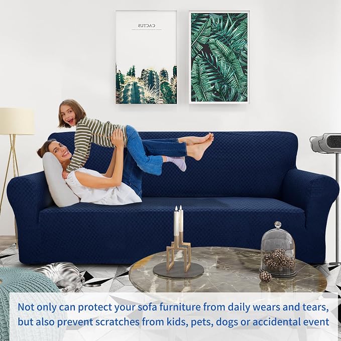 ZNSAYOTX 1 Piece Jacquard Couch Covers - Image 2