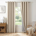 100% Blackout Shield Linen Blackout Curtains by 100BlackoutShield