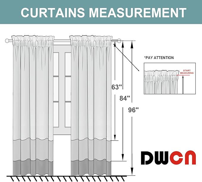 DWCN Blackout Curtains – Thermal Insulated, Energy Saving & Noise Reducing - Image 8