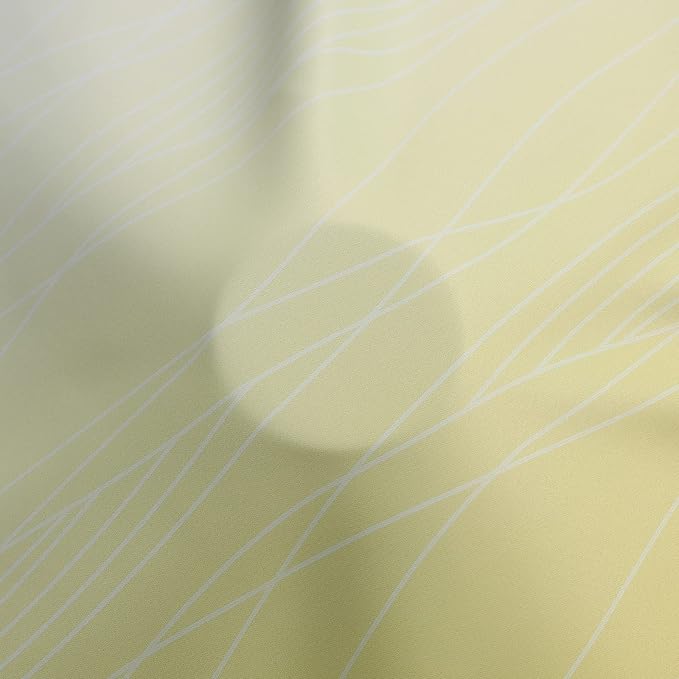 Estelar Textiler Ombre Yellow and Greyish White Blackout Curtains 96 Inches Long - Image 8