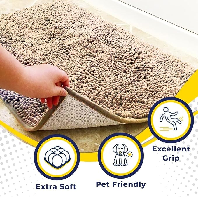 Muddy Mat® | Super Absorbent Door Mat Indoor, Microfiber Quick Dry Chenille - Image 2