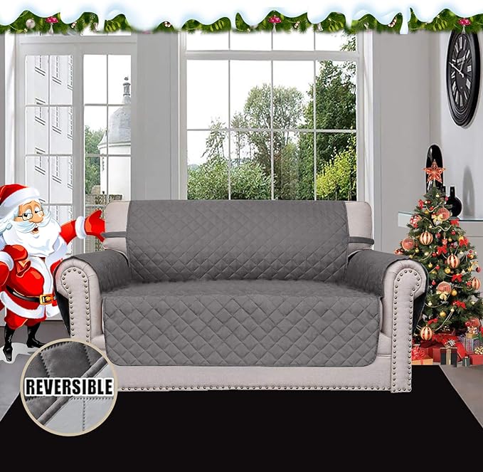 Easy-Going Reversible Loveseat Couch Cover - Image 2