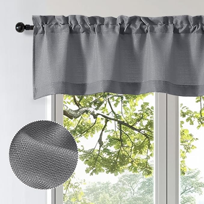 OWENIE Bob 1 PCS Dark Grey Valances - Image 3