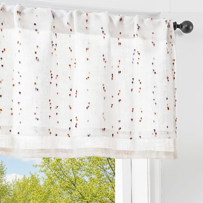 jinchan Kitchen Valance Curtain by JINCHAN