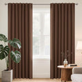 Joydeco 90 Inch Curtains for Bedroom, Thermal Insulated Black Out Curtains 2 by JOYDECO