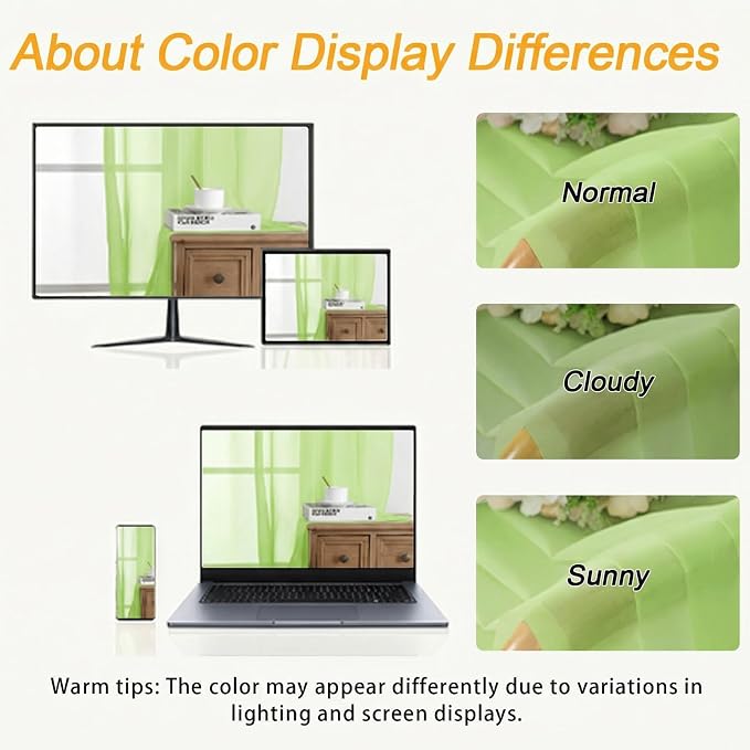 Gwine Sheer Curtains 84 Inches Long - Image 3