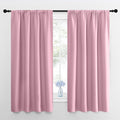 NICETOWN RV Blackout Curtains for Camper Windows, Rouge Pink, Short Blackout by NICETOWN