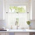 MIULEE Short Sheer Curtains 30 Inch Length by MIULEE