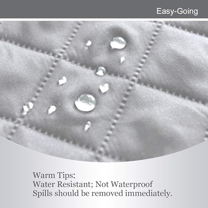 Easy-Going 4 Seater Sofa Slipcover Reversible Sofa Cover Water Resistant Couch - Image 4