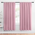 NICETOWN Window Curtains Blackout Drapes, Rouge Pink, 1 Pair, 52 by 72-Inch by NICETOWN