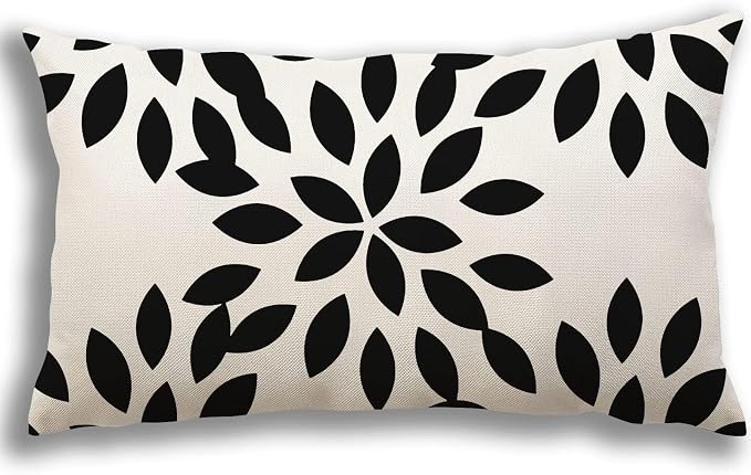 YCOLL Lumbar Pillow Covers 12x20 Set of 4, Modern Sofa Throw Pillow Cover - Image 3