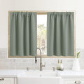 RYB HOME Blackout French Door Window Curtain Covering, Rod Pocket Thermal by RYBHOME