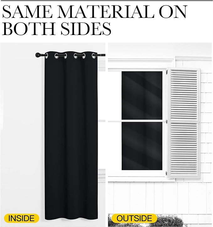 NICETOWN Blackout Curtain Panels - Image 5
