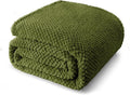Whale Flotilla Twin Size Fuzzy Fleece Blanket, Fluffy Warm Soft Jacquard Bed by WHALEFLOTILLA