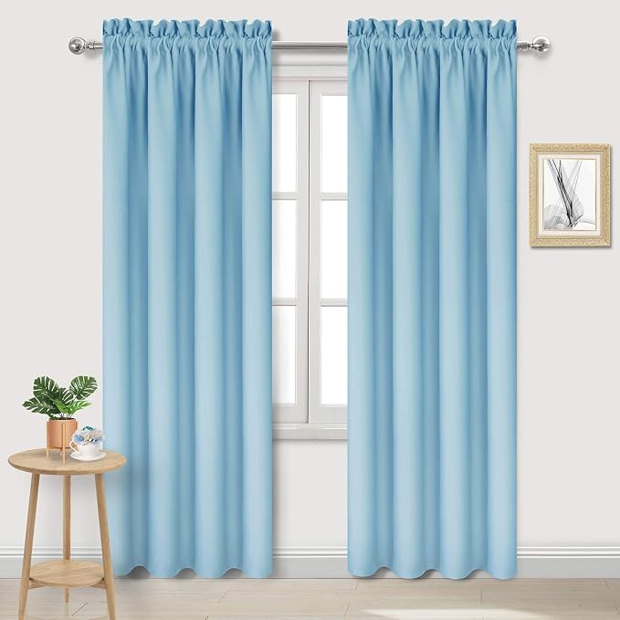 DWCN Blackout Curtains for Bedroom – Thermal Insulated Room Darkening Drapes by DWCN