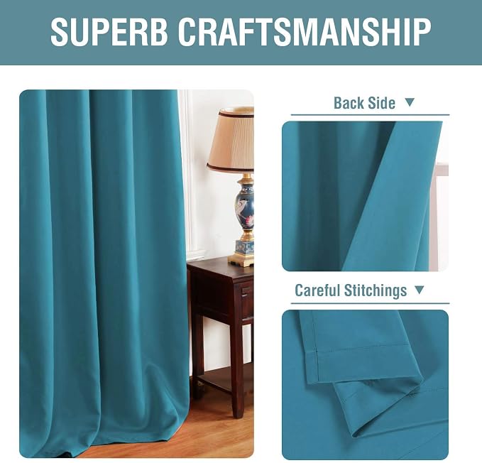 H.VERSAILTEX Window Treatment Blackout Curtains - Image 3