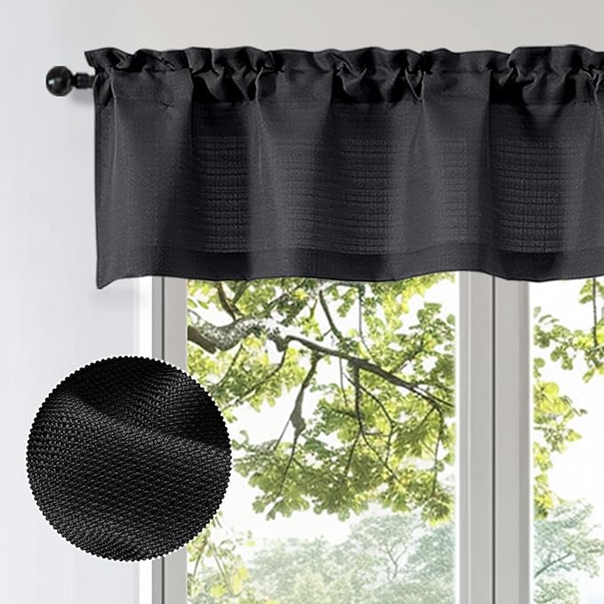 OWENIE Bob 1 PCS Black Valances - Image 3