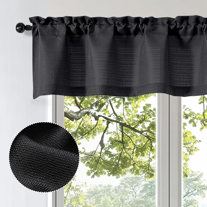 OWENIE Bob 1 PCS Black Valances - Image 3