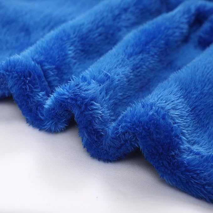 Exclusivo Mezcla Plush Fuzzy Fleece Throw Blanket, Super Soft, Fluffy and Warm - Image 7