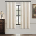 PleatedDrapes Light Filtering Kitchen Curtains 63 Inches Long 2 Sets, Basement by PleatedDrapes