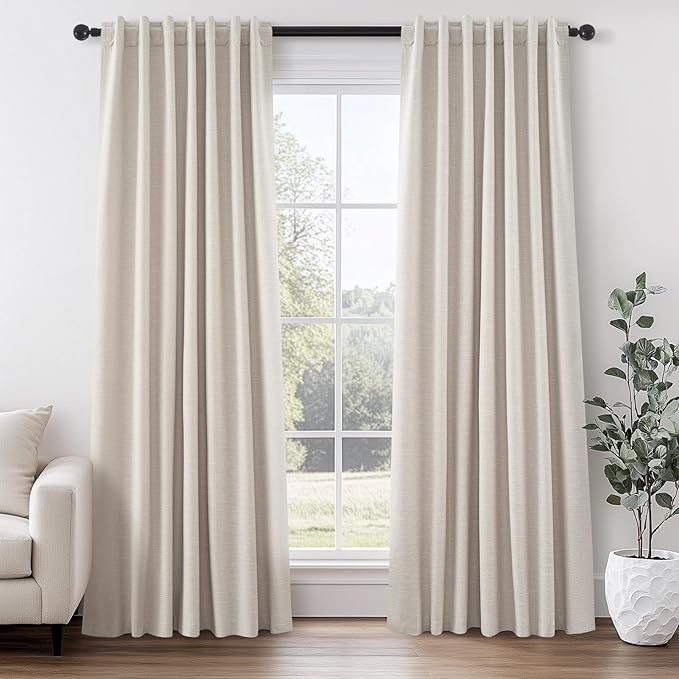 94 Inch Long Sun Blocking Curtains by Topfinel
