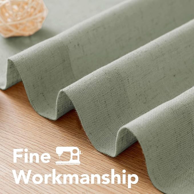H.VERSAILTEX Living Room Linen Curtains - Image 6