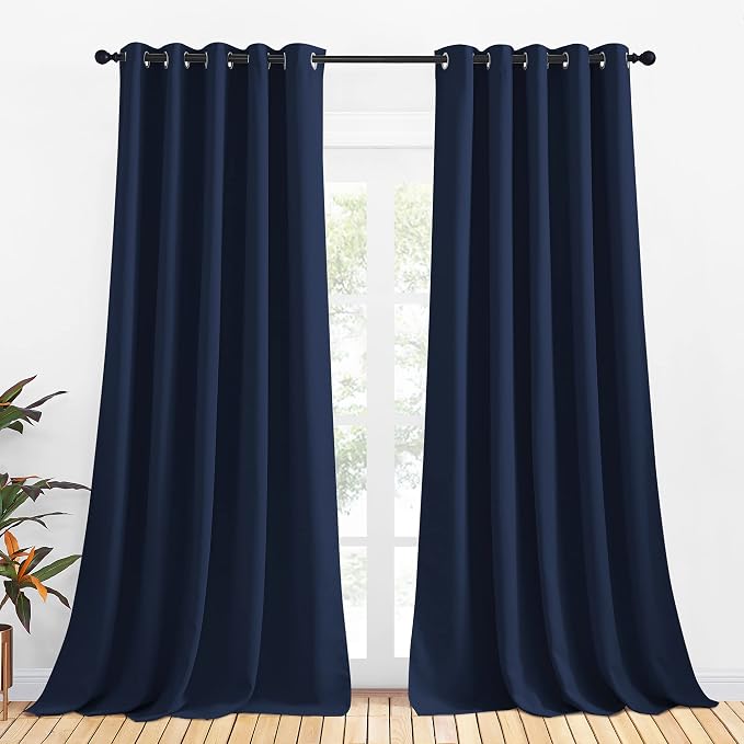 NICETOWN Blackout Draperies Curtains, All Season Thermal Insulated Solid by NICETOWN