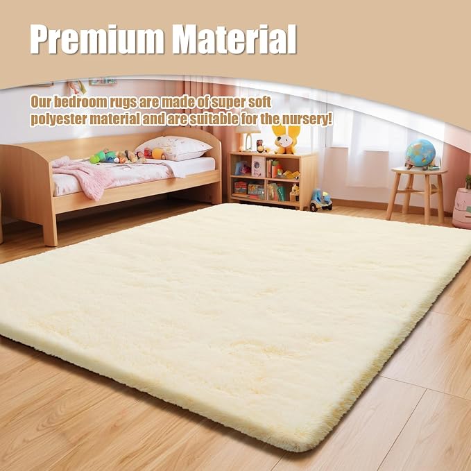 9x12 Fluffy Area Rugs for Living Room, Large Fuzzy Shag Area Rug for Bedroom - Image 7