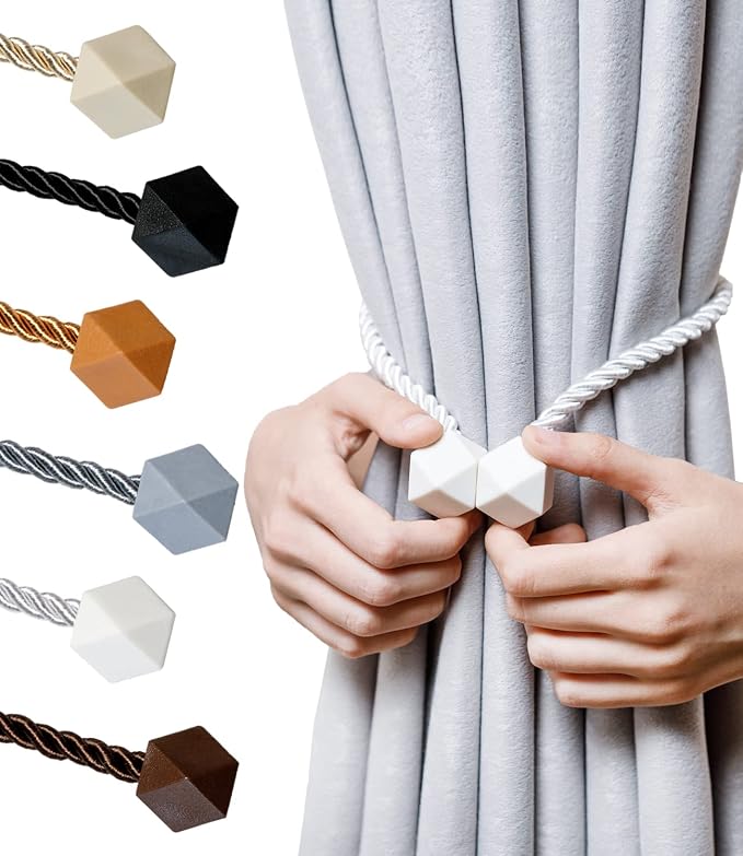 NazTur Magnetic Curtain Tiebacks- Upgrade 2022 by NazTur
