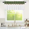 FRAMICS Farmhouse Valance Curtains, Boho Cotton Linen Kitchen Valance, Rustic by FRAMICS
