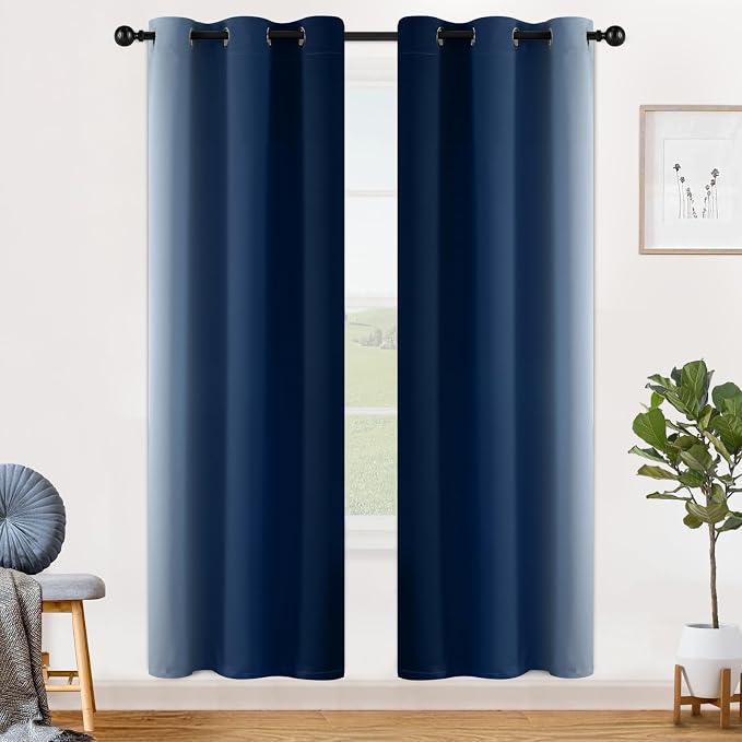 SimpleHome Ombre Room Darkening Curtains - Image 2